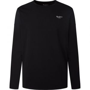 Pepe Jeans T-shirt Manches Longues Original Basic 2 2XL Black
