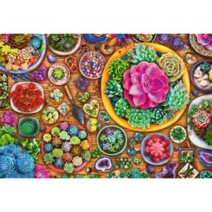 Image de Trefl Puzzle 1500 pi&egrave;ces : Technologie Unlimited Fit : Le monde des plantes