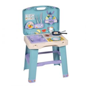 Smoby Stitch - Cuisine - Mallette D&eacute;pliable - Nombreux Accessoires - Po&euml;le, Pancake, Tasse, Capsules, Nourriture Factice et Autres - A Partir de 3 Ans - Fabrication Fran&ccedil;aise