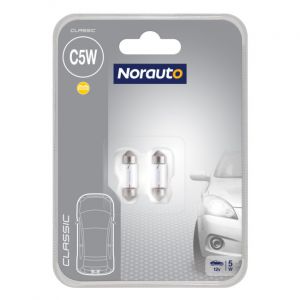 Image de Norauto 2 Ampoules Navette C5w Classic