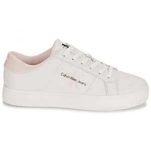 Image de Calvin Klein Baskets basses Jeans CLASSIC CUPSOLE LOWLACEUP LTH Blanc - Taille 36,37,38,39,40,41