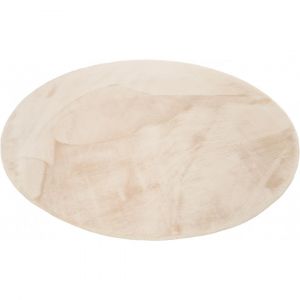 Esprit Tapis shaggy rond uni Alice Ø 100 Beige