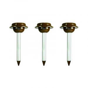 Weitech Pack 3 Répulsifs Solaires Anti-serpent Lézar Jardin Repousse Serpent
