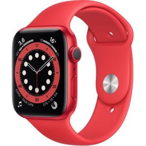 Apple Watch 44MM Alu Rouge/Rouge Series 6 - Montre connectée