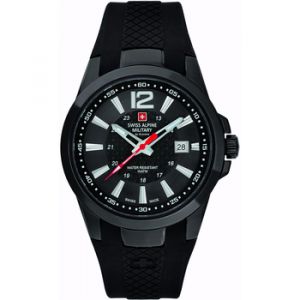 Montre Swiss Alpine Military Swiss Military 7058.1877, Quartz, 43mm, 10ATM - Couleur Unique - Taille Noir