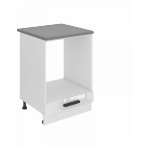 Meuble Cuisine Bas avec Plan de Travail sdp i Meubles de Cuisine - Taille: 51,6 x 60 x 85 cm i Petit Meuble Cuisine - sans Porte i Couleur : Blanc