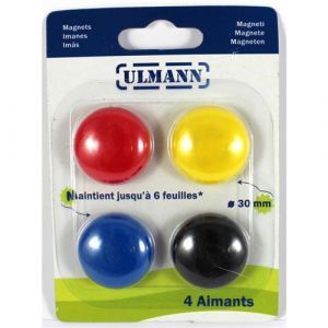 Ulmann 4 Aimants Couleur 30Mm