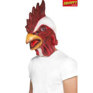 Image de Smiffy's Masque de tête poulet en latex