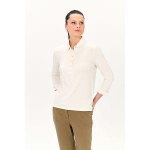 CAROLL 232T-TNINA T-Shirt, Ecru, Large Femme