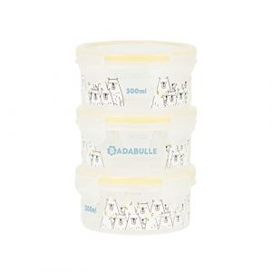 Image de Badabulle Lot de 3 pots de conservation Maxibox - 300 ml