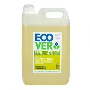 Image de Ecover Liquide Vaisselle Concentré Citron et Aloe Vera 5L - 5 235x104x244mm