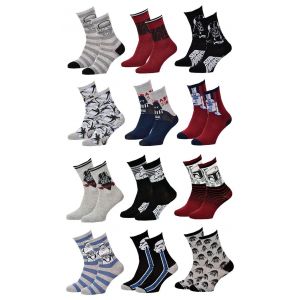 Chaussettes Gar&ccedil;on Licence Pack De 12 Paires Surprise Pack 12 Stw