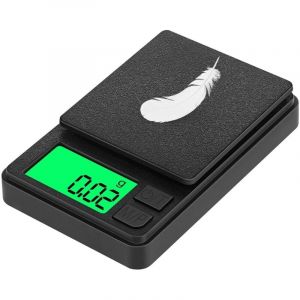 Balance de poche num&eacute;rique portable 1000 g x 0,01 g, balance de pr&eacute;cision au gramme pr&egrave;s pour bijoux, arr&ecirc;t automatique, &eacute;cran LCD r&eacute;tro&eacute;clair&eacute;, pour