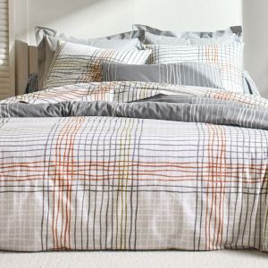 Image de Drap plat coton NOA - gris