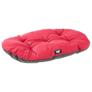 Ferplast Panier Chien Relax, Coussin pour Chiens de Petite Taille, Panier Chats, Tapis pour chenils et Voitures, Lavable, en Coton avec Rembourrage Doux, 43 x 30 cm. Rouge