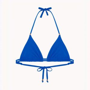 Passionata Haut de maillot de bain triangle sans armatures - Bleu
