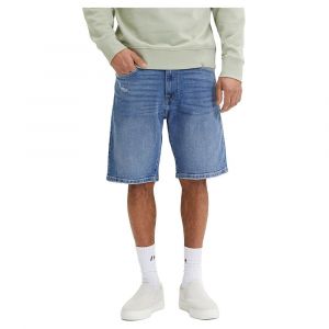 Selected Homme - Short en denim de coton biologique - Délavé moyen-Bleu