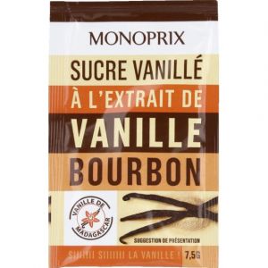 Monoprix Sucre vanill&eacute; &agrave; l'extrait de vanille bourbon