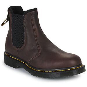 Image de Dr. Martens Boots style Chelsea avec surpiqûres et tirette à l'arrière Marron - Taille 42