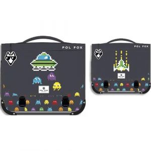 Cartable enfant Pol Fox Space Invider