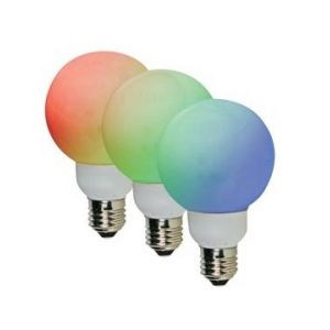 Velleman AMPOULE LED RVB - E27- 20 LEDs - &Oslash; 60mm - LAMPL60RGB3 -