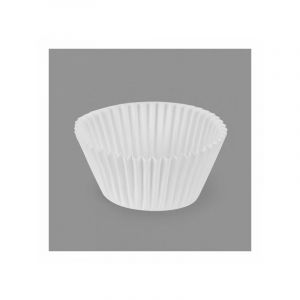 Jardibricodeco Blister 60 gateau moule blanc 4,8x3,4cm papier