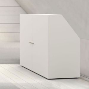 Meuble sous pente COLOMBE 100x100 cm blanc