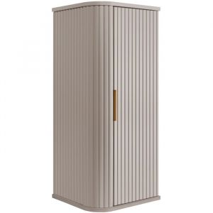 Meuble demi colonne suspendu de salle de bain GLAMOUR CACHEMIRE 35 x 79 cm