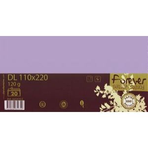 Image de Clairefontaine 20 enveloppes Forever 11 x 22 cm (120 g)