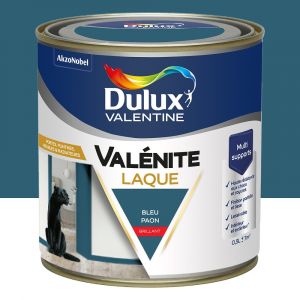 Laque Acrylique Valénite Brillant-Bleu Paon-0.5L