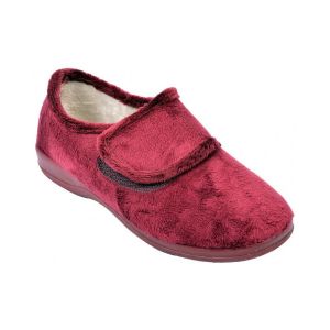 Ozabi Chaussons Charentaise Femme PREMIUM SCRATCH MD9978 BORDEAUX