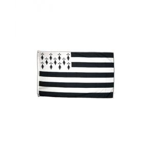 Ptit Clown re29800 - Drapeau Bretagne en tissu (100 x 150 cm)