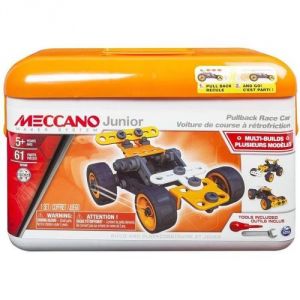 Meccano 6027720 - Junior : Mallette voiture à rétro friction