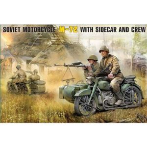 Zvezda Maquette Moto soviétique M-72 - Echelle 1:35