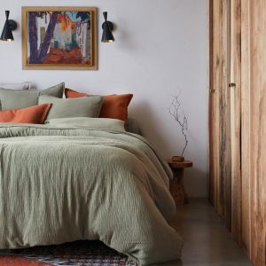 Blanc des vosges Housse de couette gaze de coton COSY Toundra