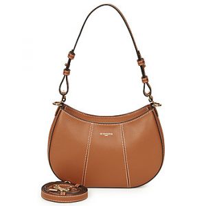 Le Tanneur Petit sac demi-lune Juliette en cuir grainé
