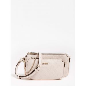 Guess SAC A BANDOULIERE DAYANE 4G PIVOINE Rose