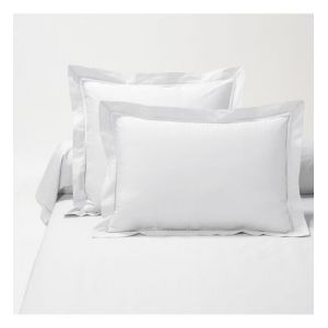 Taie percale, Secret Blanc Couleur Blanc Taille 50 x 70 cm