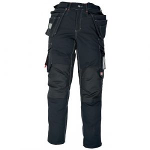 Kiplay Pantalon De Travail Panblack+ Avec Poches Genouillères - Noir - Taille 48