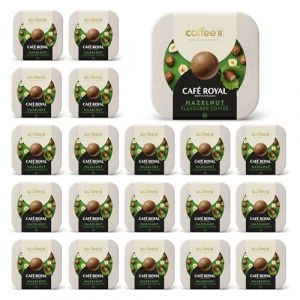 Café Royal 180 Boules de Café CoffeeB - NOISETTE - 100% Compostables - Compatible avec machines CoffeeB by