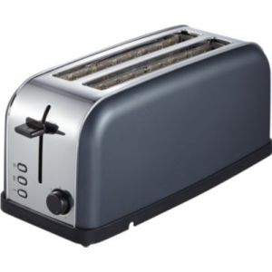 EssentielB Grille-pain Grille Pain EGP 2i Ciabatta Gris Min&eacute;ral