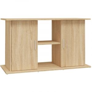 Image de VidaXL Support d'aquarium ch&ecirc;ne sonoma 101x41x58 cm bois d'ing&eacute;nierie