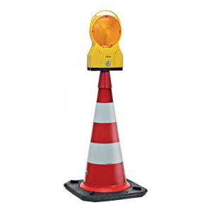 Wemas Cone de lumi&egrave;re stroboscopique hauteur double face LED 750 mm