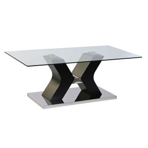 Image de Table Basse DKD Home Decor Bois 120 x 60 x 45 cm Verre trempé Bois MDF