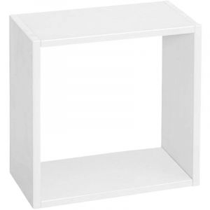 Etagère cube modulable en pin 32 x 32 x 17 cm blanc