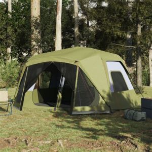 VidaXL Tente de camping 10 personnes bleu 443x437x229 cm