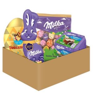 Image de Milka Chocolats de P&acirc;ques : Petits &OElig;ufs Mix 5 Go&ucirc;ts, Toblerone &OElig;ufs, Lapin Lait, &OElig;ufs Coques Oreo, Id&eacute;e cadeau pour p&acirc;ques