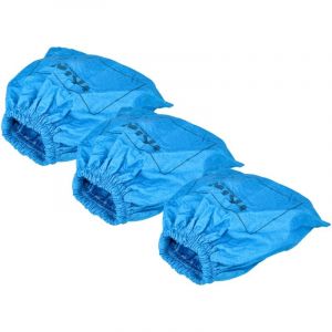 Vhbw 3x Filtre textiles compatible avec PowerPlus POWX3000, POWX3013 aspirateur sec et humide - Sac filtrant, lavable bleu