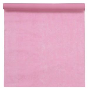 Ruedelafete Grand tapis OPAQUE jetable 1mx15m, ROSE opaque (SX Rose)