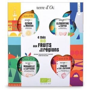 Nature & D&eacute;couvertes Coffret 4 th&eacute;s bio fruits des r&eacute;gions
